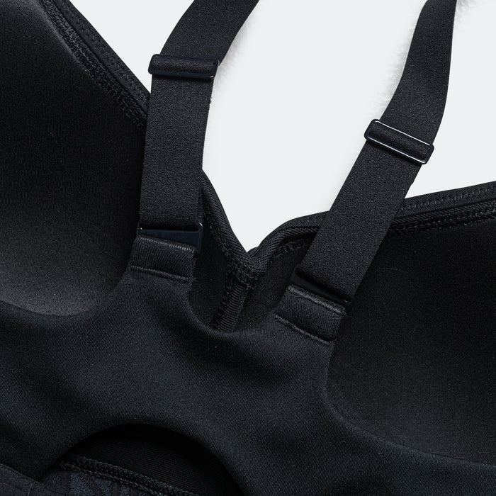 Womens Dri-FIT Indy High Support Bra - Black/Black