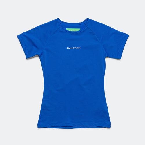 Womens Lightweight Short Sleeve Fitted Tee - Surf Blue