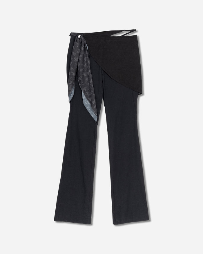 HYEIN SEO Wmns Tied Scarf Pants Black Pants Trousers SS25PT5K  1