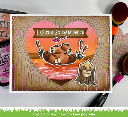 woodgrain background hot foil plate
