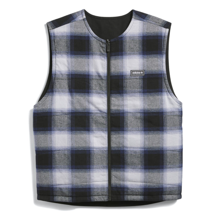 adidas - x Mark Gonzales Plaid Reversible Vest (Black)