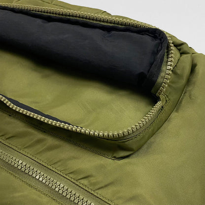 Yeezy Season 5 Nylon Padded Crossbody Bag In Truffle