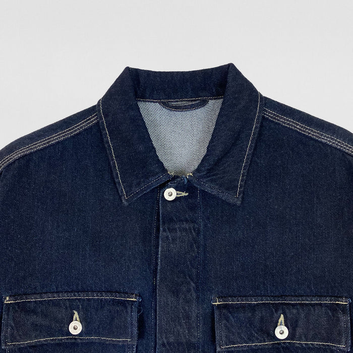 Yeezy Season 6 Unreleased Sample Work Shirt In Denim
