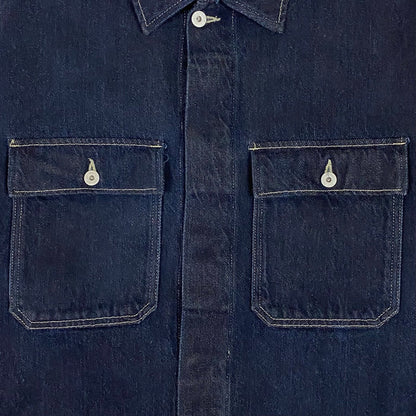 Yeezy Season 6 Unreleased Sample Work Shirt In Denim