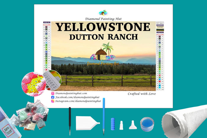 Yellowstone Dutton Ranch Landscape Diamond Painting