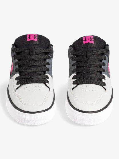 Zapatillas Dc Pure Mujer Negro Blanco Gris