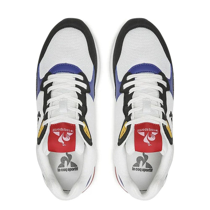 Zapatillas Le Coq Sportif Lcs R500 Sport Blanco Amarillo Rojo Azul - Indy