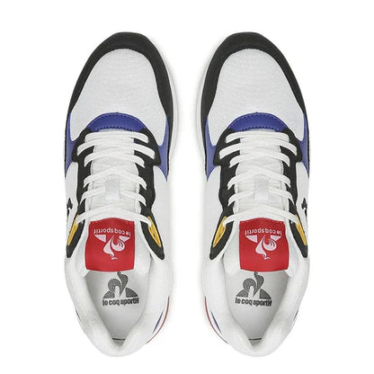 Zapatillas Le Coq Sportif Lcs R500 Sport Blanco Amarillo Rojo Azul - Indy