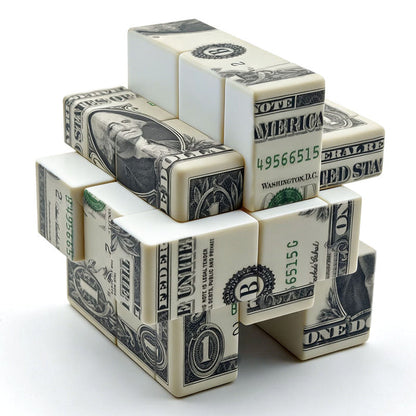 Ziina 3x3 Mirror Dollar Cube